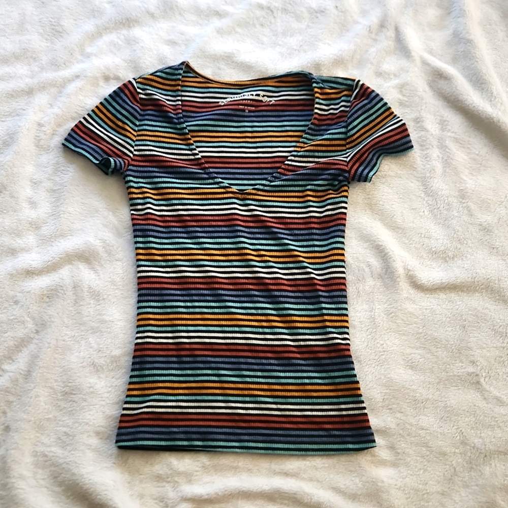 Multi color top